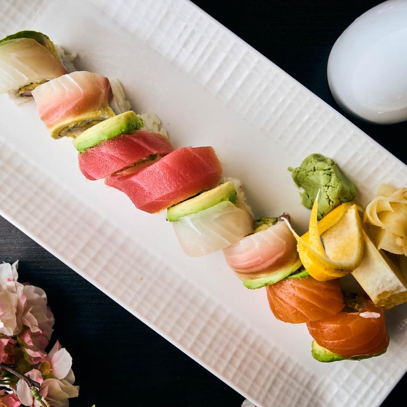 menu item 5 of 18, Rainbow Roll