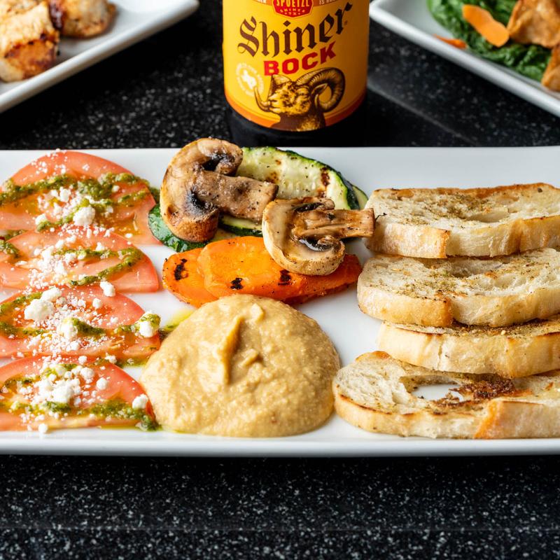 Grilled Veggies/ Hummus/Tomato photo