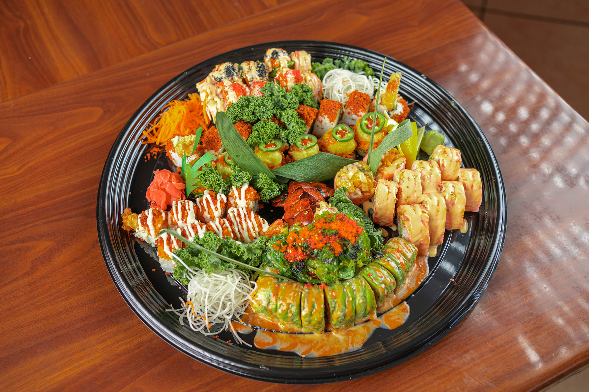 sushi trays platter