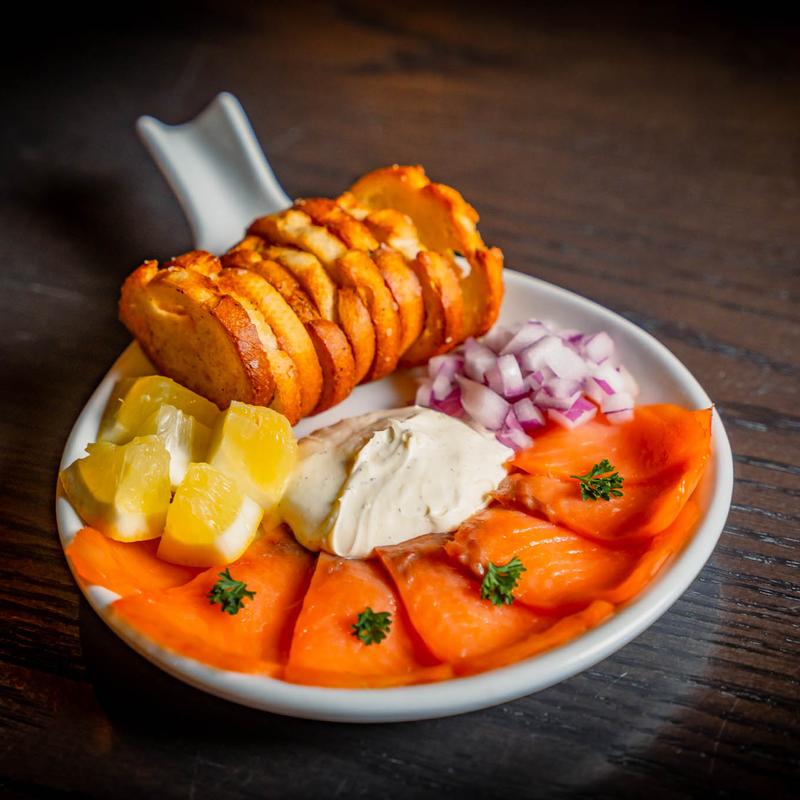 Smoked Salmon Plate  * photo