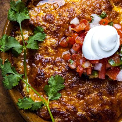 Mexicana enchiladas.