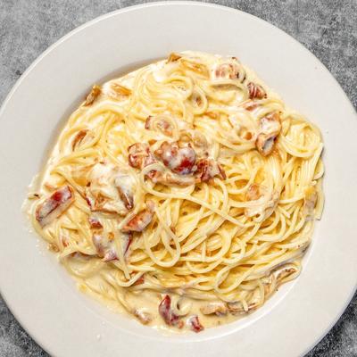 Spaghetti alla Carbonara.