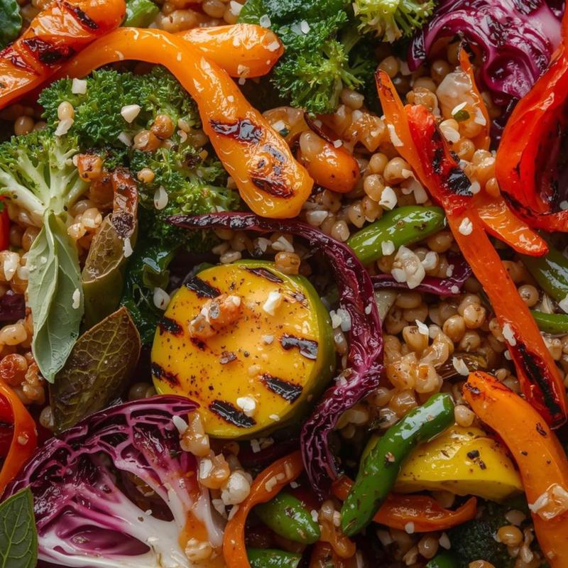 Grilled Marinated Vegetable Salad photo