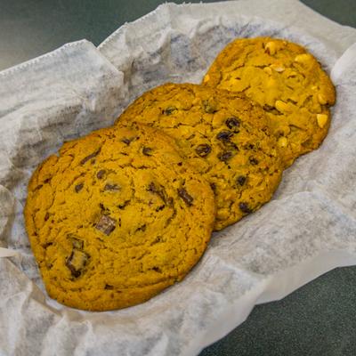 Three cookies.