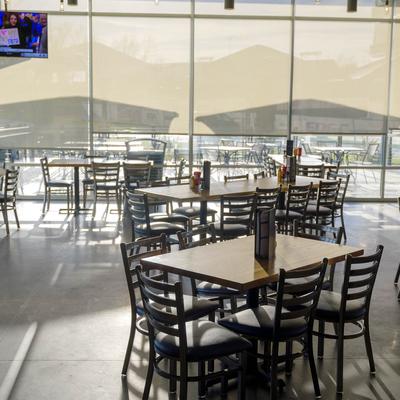 Interior, dining area.