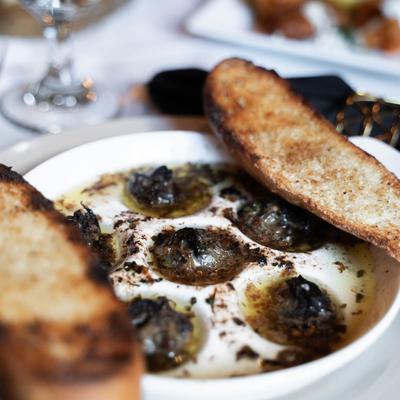 escargot appetizer.