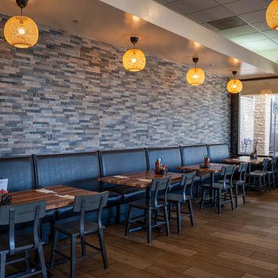 Tables ready for guests.