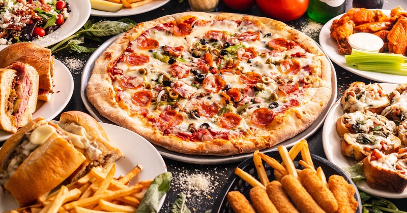 Various food on the table