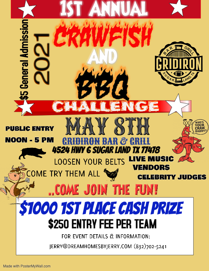 Gridiron Bar & Grill Sugar Land, 4524 SH6, TX