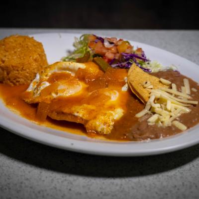 Huevos Rancheros plate.