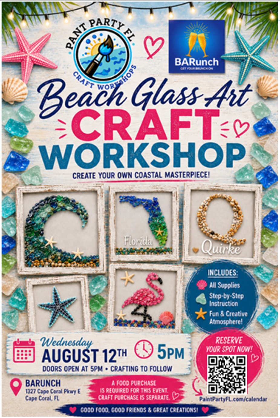 Beach Glass Art Workshop event photo