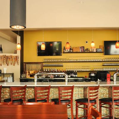 Interior, bar area