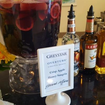 Bar Service with Signature Drinks.