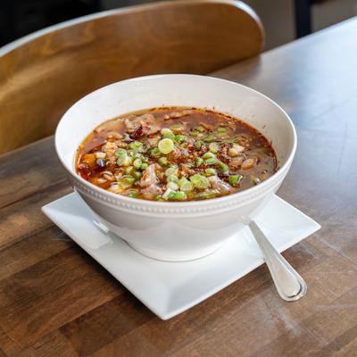 Spicy Pork soup bowl.