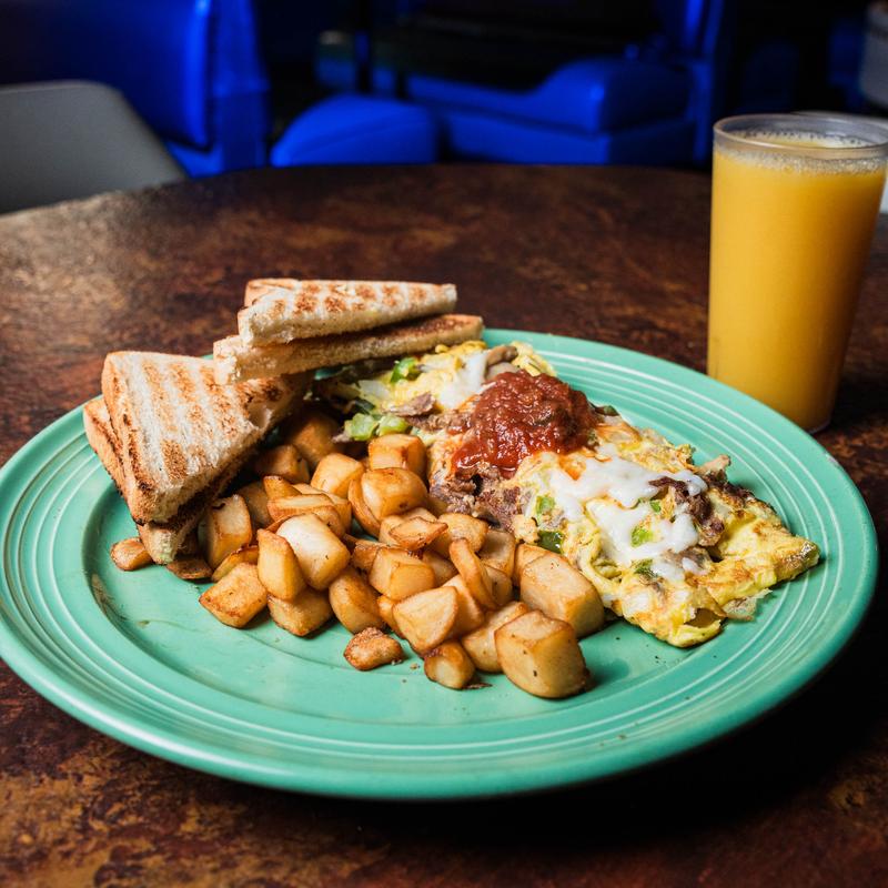 menu item 2 of 6, Philly Steak Omelet