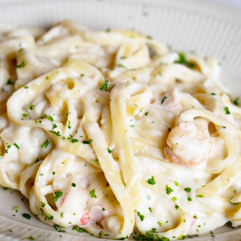Seafood Fettuccine Alfredo photo