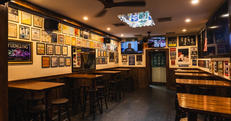 Interior seating space