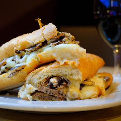 Meatball and Mushroom Grinder.