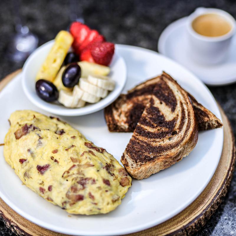 Bacon, Tomato, Cheese Omelet photo