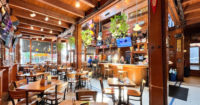 Interior, dining area