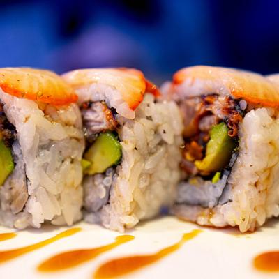 Strawberry Filed sushi roll.