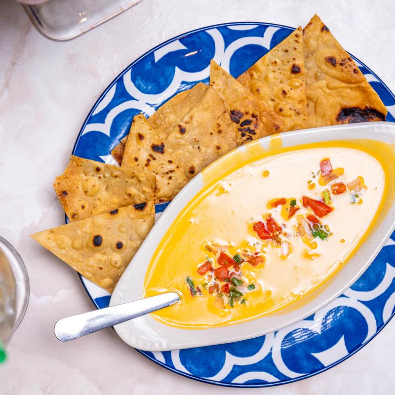 menu item 4 of 12, Chile Con Queso