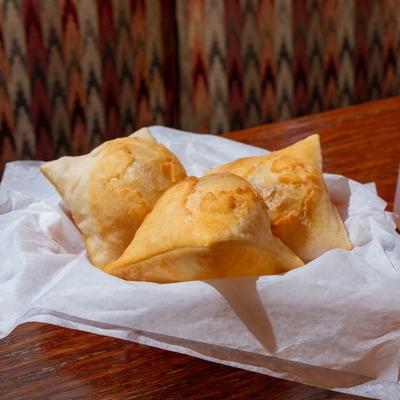 Sopapillas with honey.