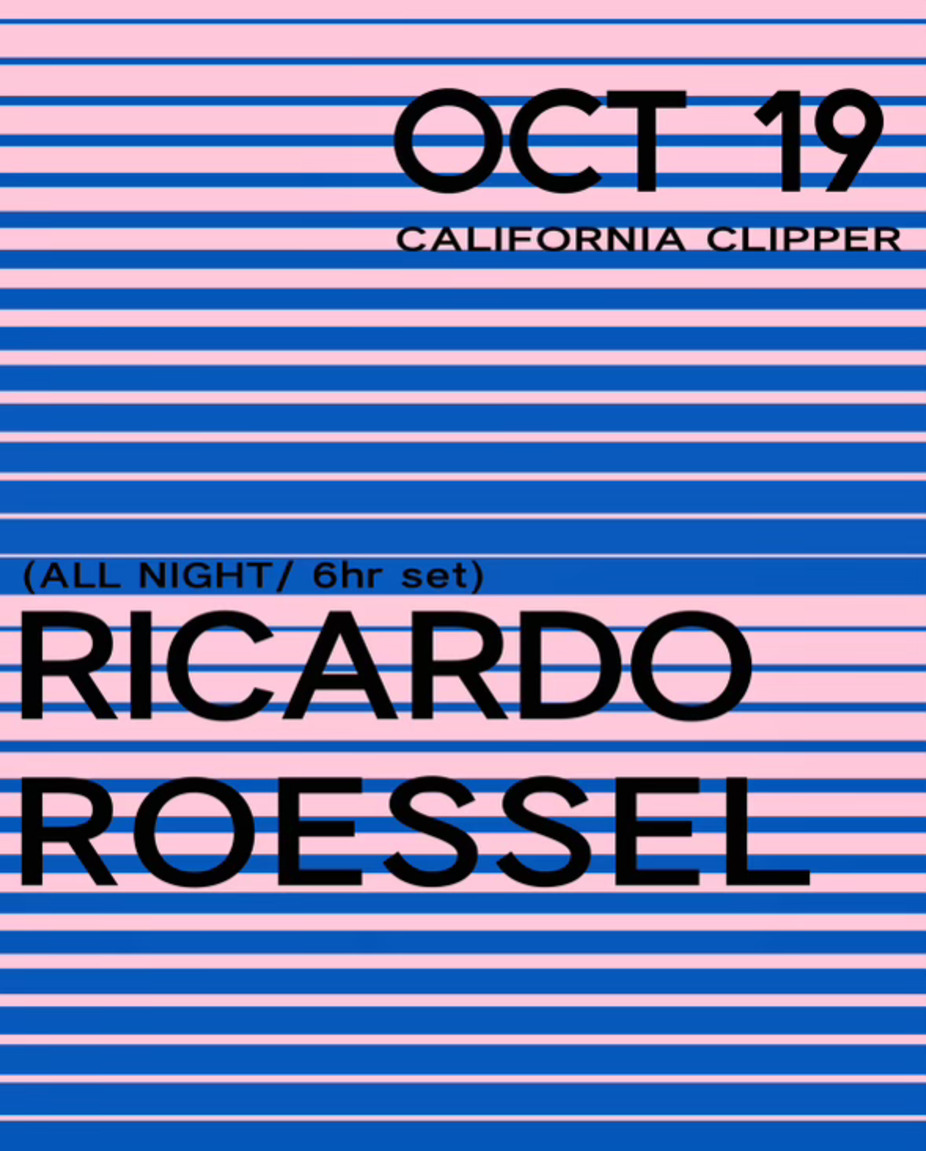 Ricardo Roessel All Night Long event photo