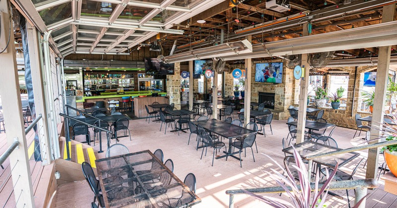 View of restaurant's seating area