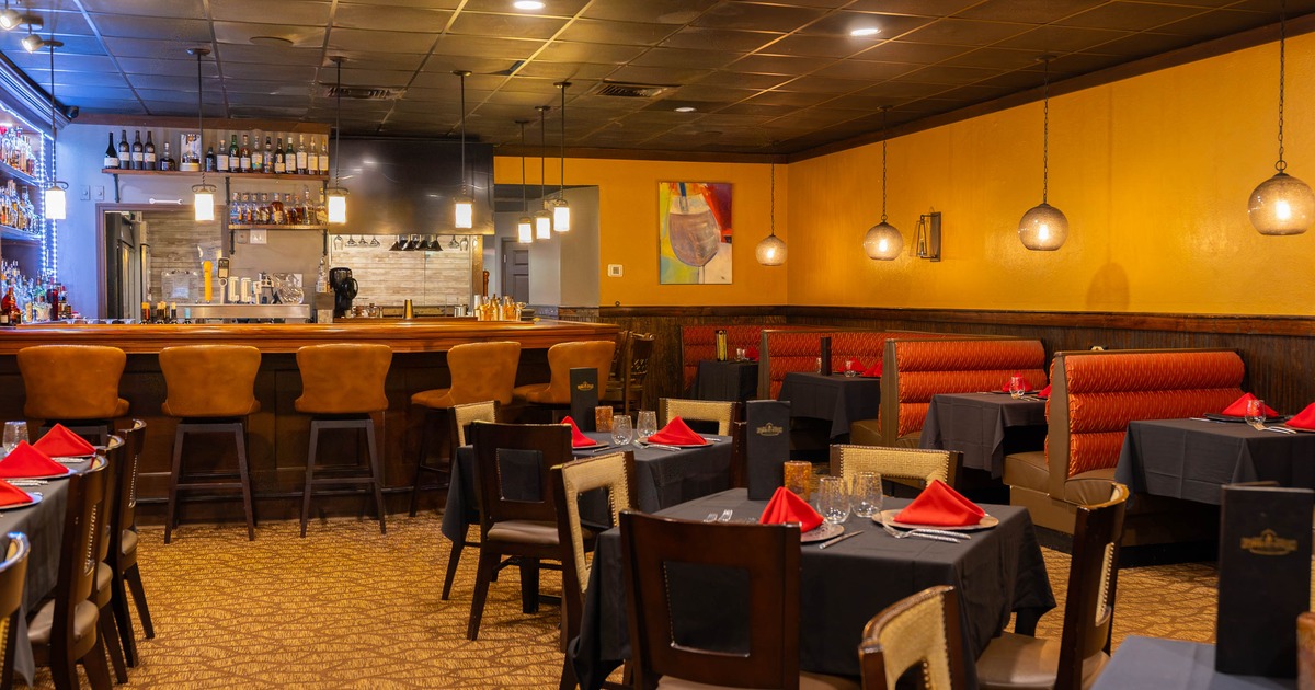 Interior, dining area