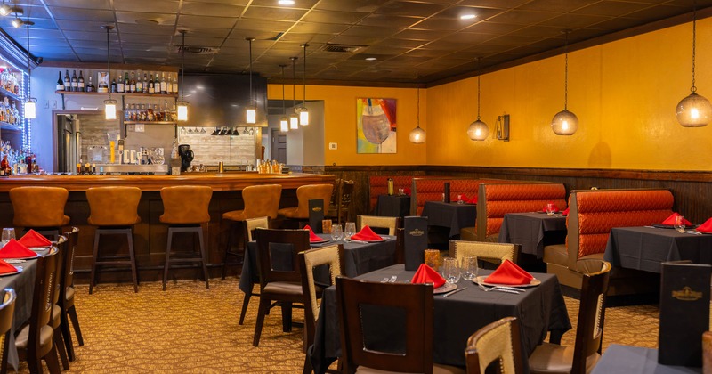 Interior, dining area