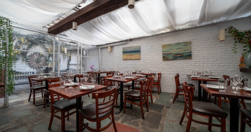 Interior, dining area