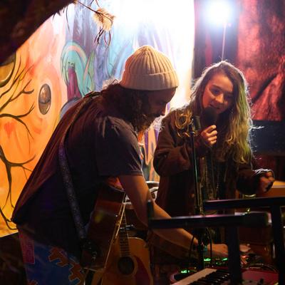 Performers on the stage.