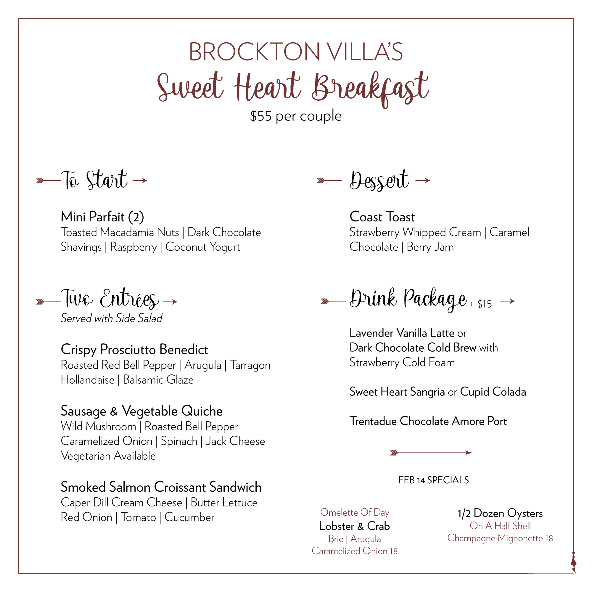 Brockton Villa Restaurant La Jolla, CA