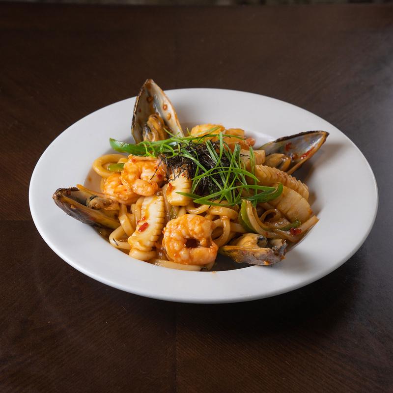 Spicy Seafood Udon photo