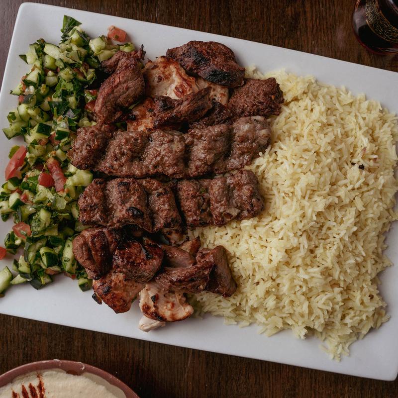 Lamb Kabob Plate photo