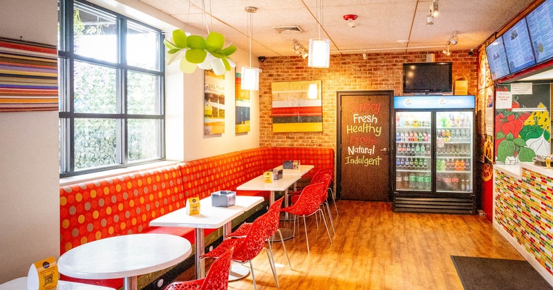 Interior, dining area