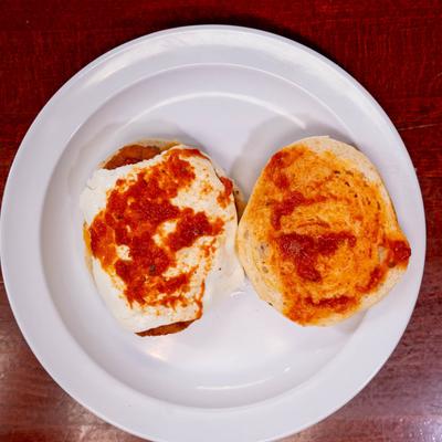 Open Chicken Parm Slider.