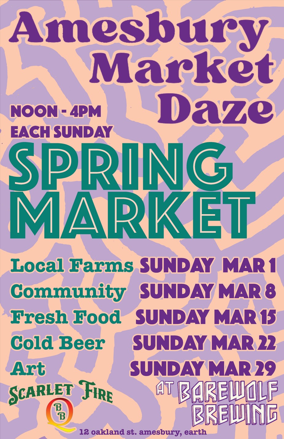 Amesbury Market Daze Spring Market event photo