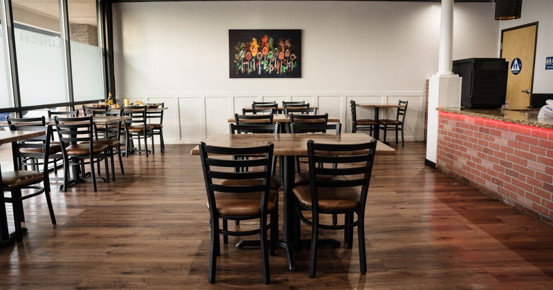 Interior, seating area