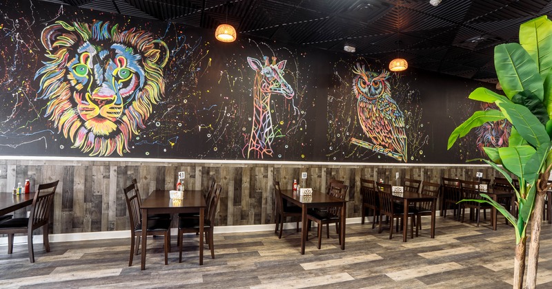 Interior, seating area