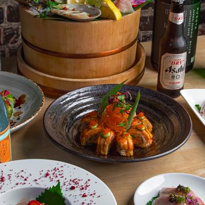 Served food and drinks.