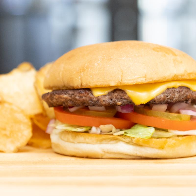 '50s Style Cheeseburger photo