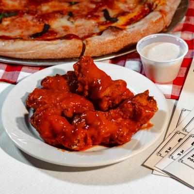 Buffalo chicken wings.