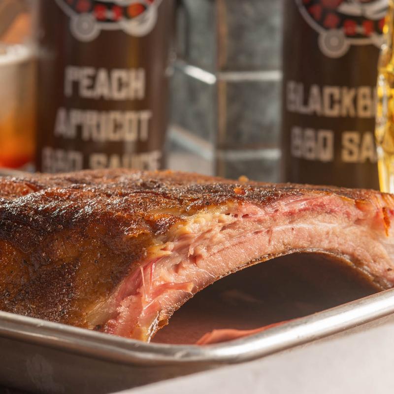 menu item 24 of 39, Baby Back Ribs (Sauced / Unsauced) (GF)