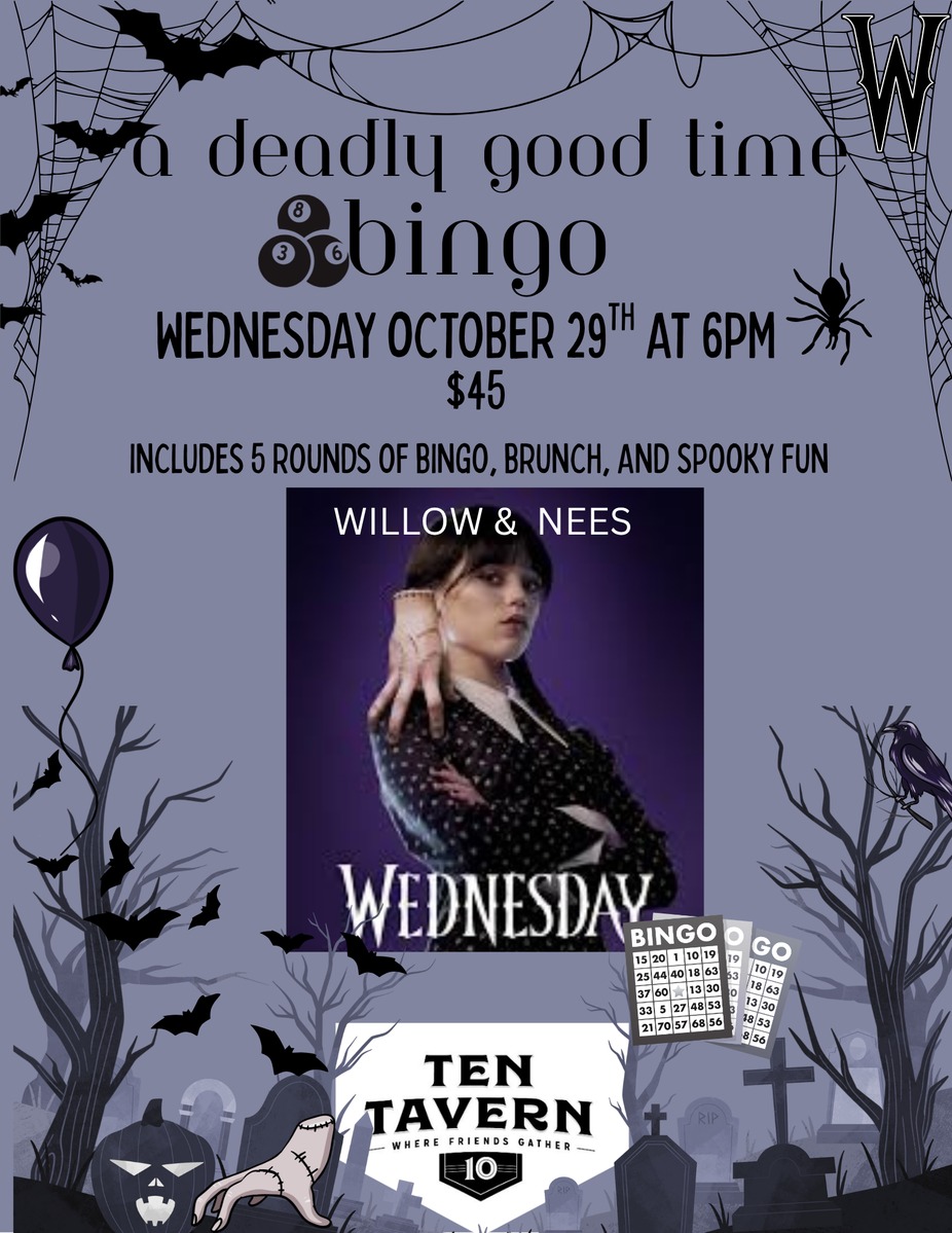 🖤 Wednesday Night: A Deadly Good Time 🖤 event photo