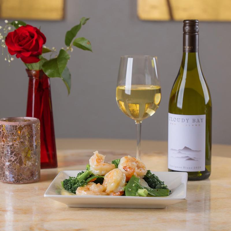 Jumbo Shrimp with Fresh Vegetables photo