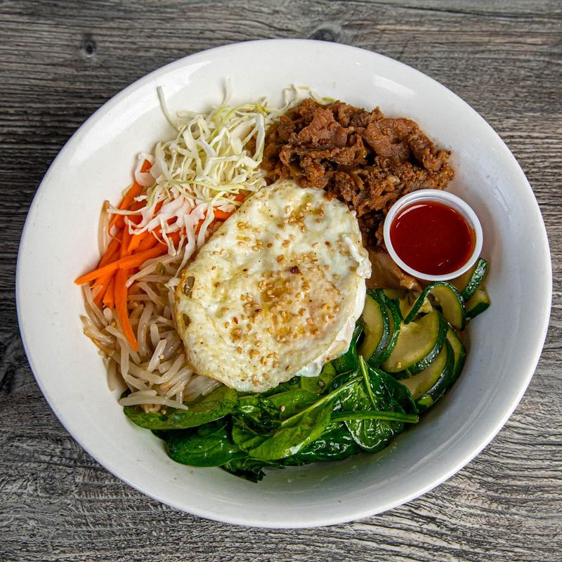 menu item 9 of 11, K4. Bibimbap