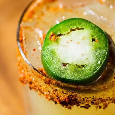 Jalapeno Margarita, closeup.