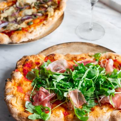 Pinsa Romana style pizzas